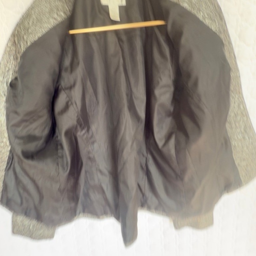 Chico's Blazer Women's Size Button Shimmer Metallic Glitz Glam Corporate Shimmer - Picture 5 of 13